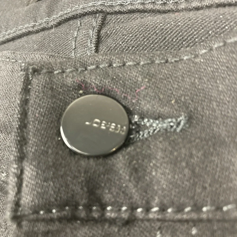 Joe's Jeans The Charlie High Rise Skinny‎ Ankle Black Coated Jeans Size 29